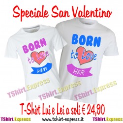 T-shirt Lui e Lei San Valentino 