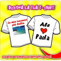 STAMPA LA TUA T-SHIRT PERSONALIZZATA